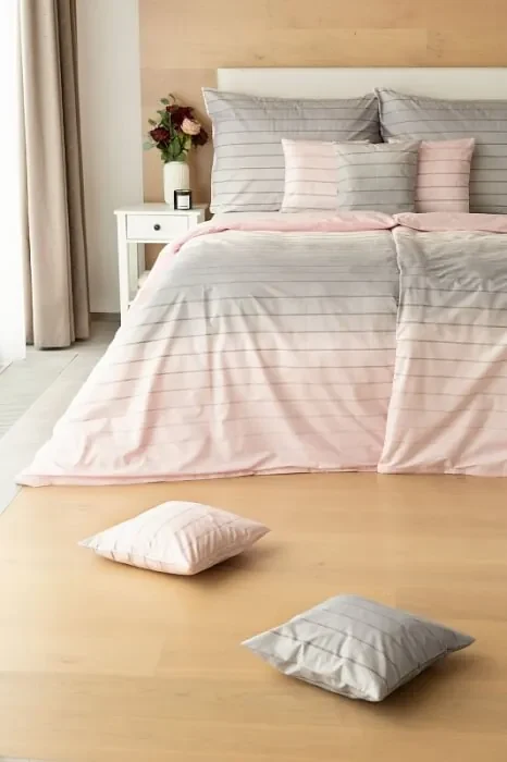 Kvalitná luxusná posteľná bielizeň - Melina Pink Cotton deluxe 1x 140/200, 1x 70/90