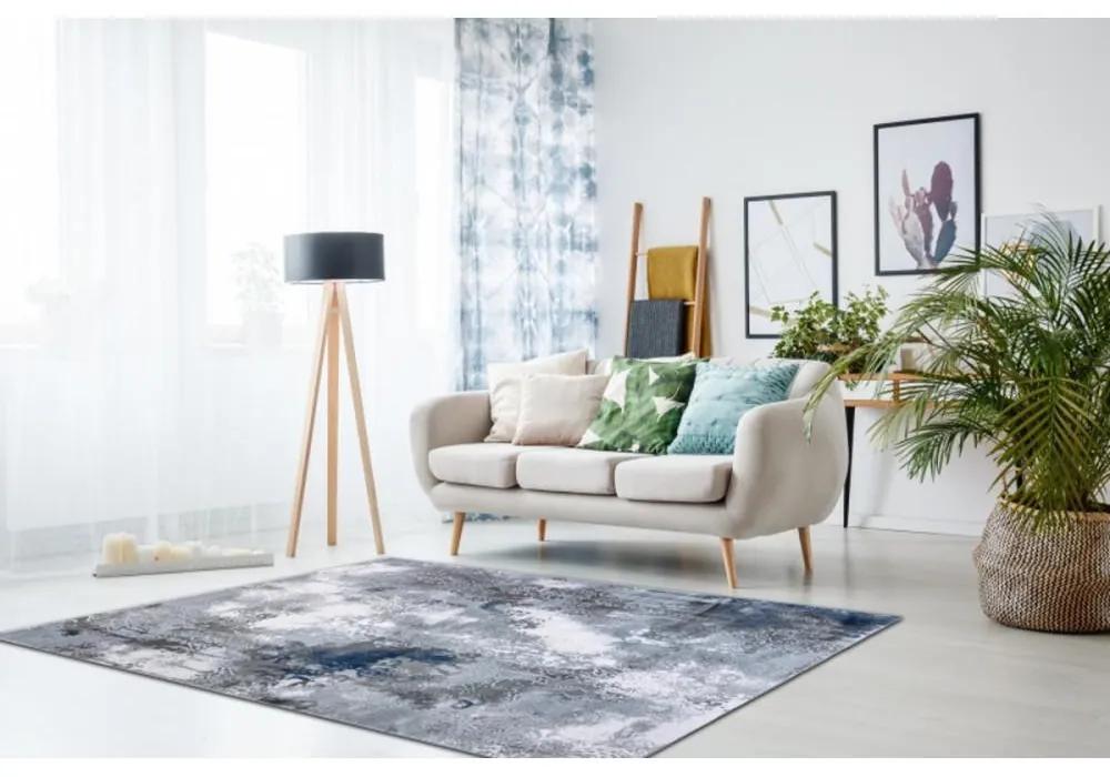 Luxusný kusový koberec akryl Hans sivý 80X150 80x150cm