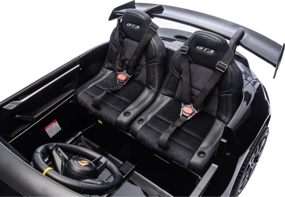 LEAN CARS Elektrické autíčko Porsche GT3 DK-P911 čierne lakované