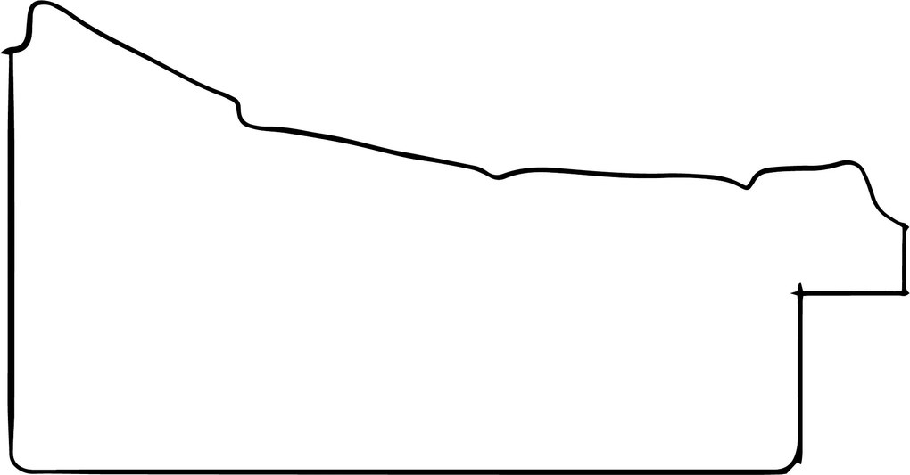 DANTIK rám na obraz 50x70 | SARTORI kost.bílá s (Plexi Čiré)