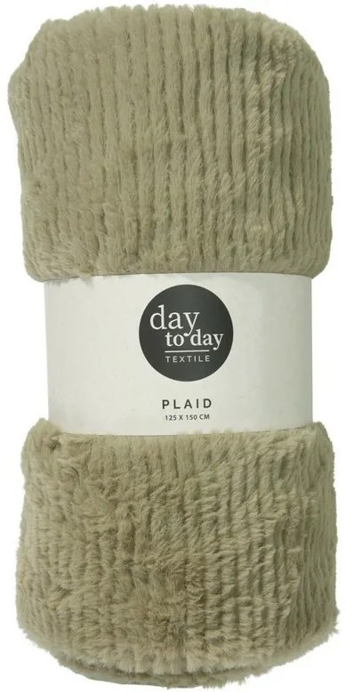 Deka Stripy sivozelená, 150 x 120 cm