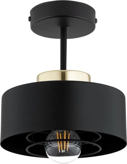 Brilagi - Prísadený luster SPRING 1xE27/60W/230V čierna/zlatá