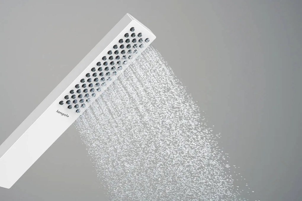 Hansgrohe Pulsify E, tyčová ručná sprcha 100 1jet EcoSmart, biela matná, HAN-24320700