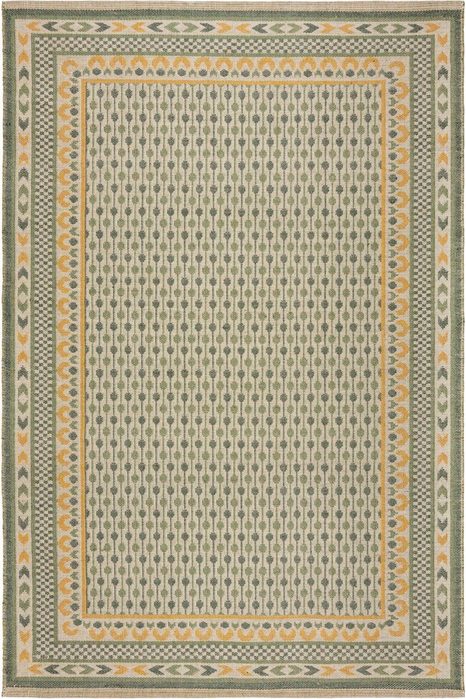 XXXLutz TKANÝ KOBEREC, 160/230 cm zelená Flair Rugs - Online Only bytové doplnky - 003165041202