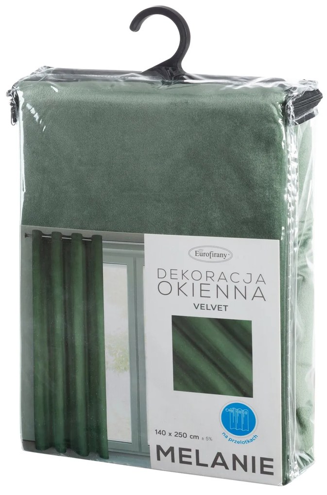 ZATEMŇOVACÍ ZÁVES NA KRÚŽKOCH MELANIE 140X250 CM TMAVOMÄTOVÁ