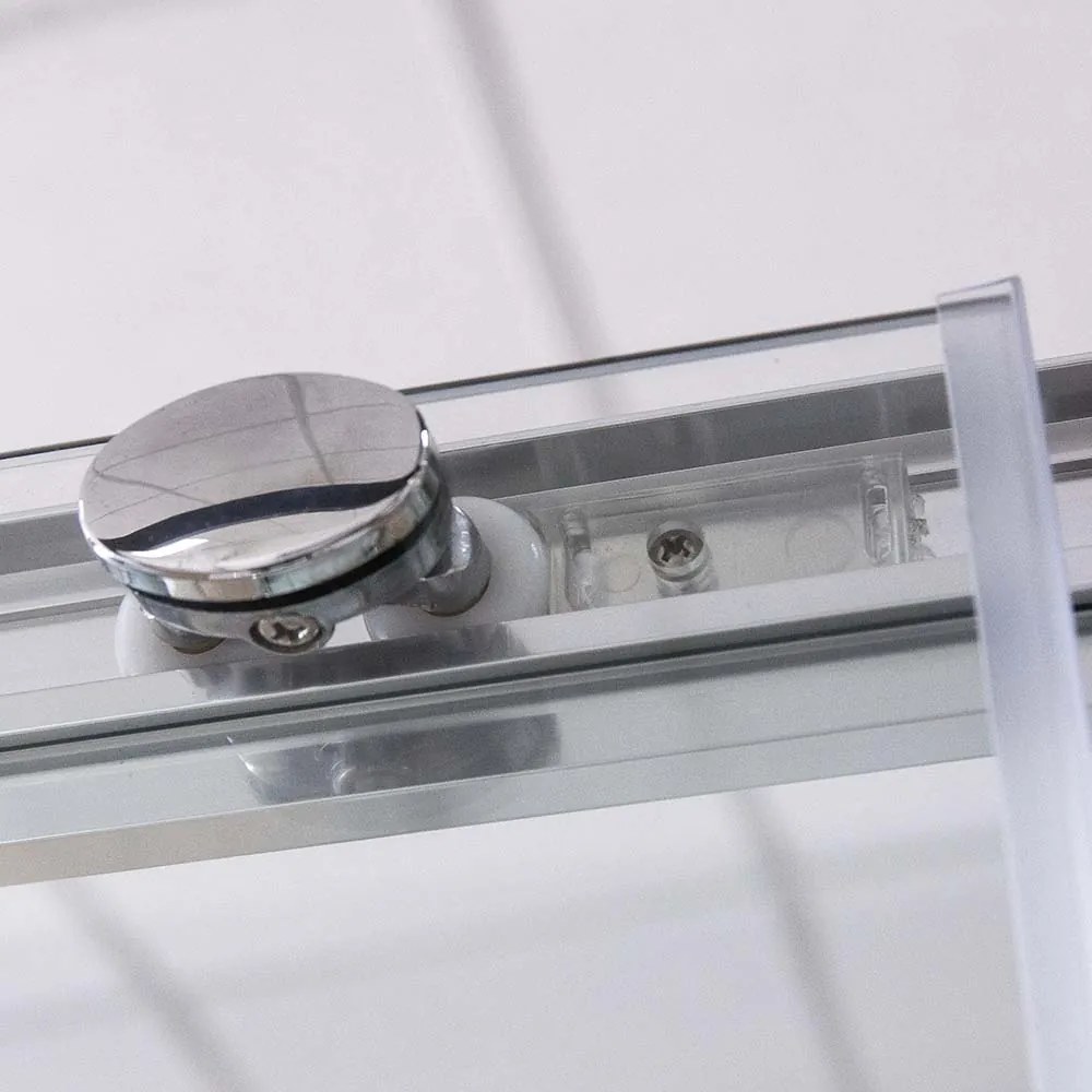 Roltechnik Outlet Posuvné sprchové dvere LYG2L_LYG2R pre inštaláciu do niky, strieborná - bez vaničky ROTH-Variant: šírka: 140 cm, orientácia: Pravá …