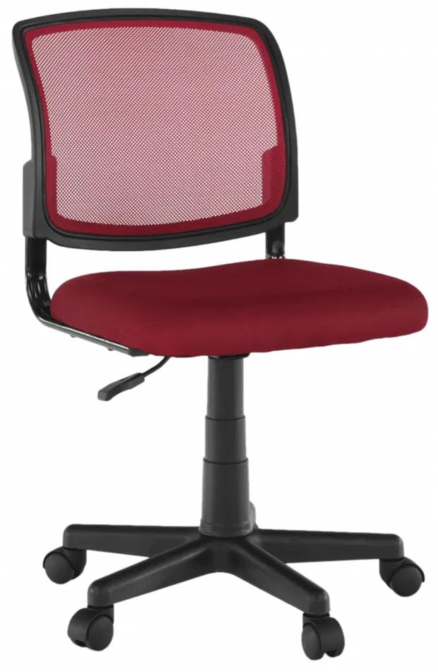 Kondela Otočná stolička, tmavočervená/čierna, RAMIZA 69965
