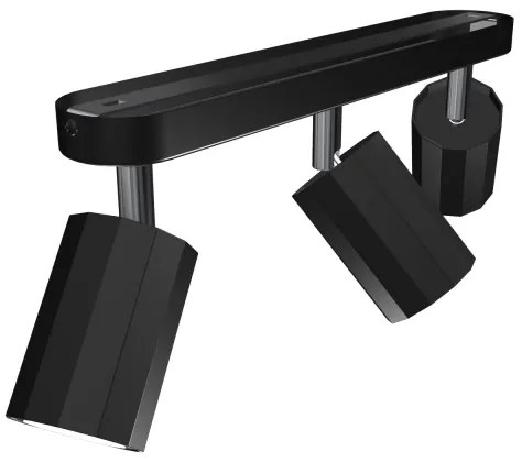 Bodové svietidlo BELLO 3xGU10/8W/230V čierna