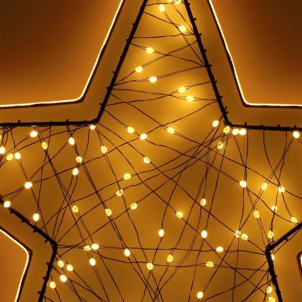 Brilagi - LED vonkajšia vianočná dekorácia LED/2,6W/230V IP44 47x45 cm hviezda