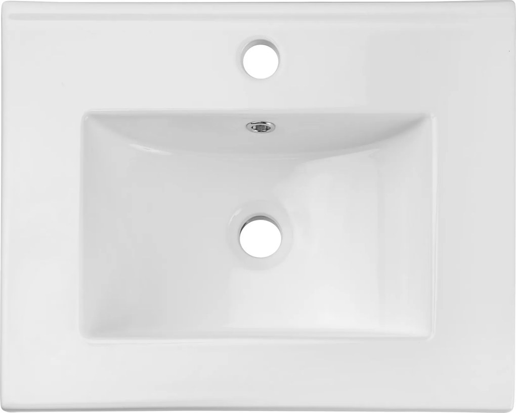 Comad Nábytkové keramické umývadlo UM-2050RB DANCE 50, 52x40 cm, biela lesklá