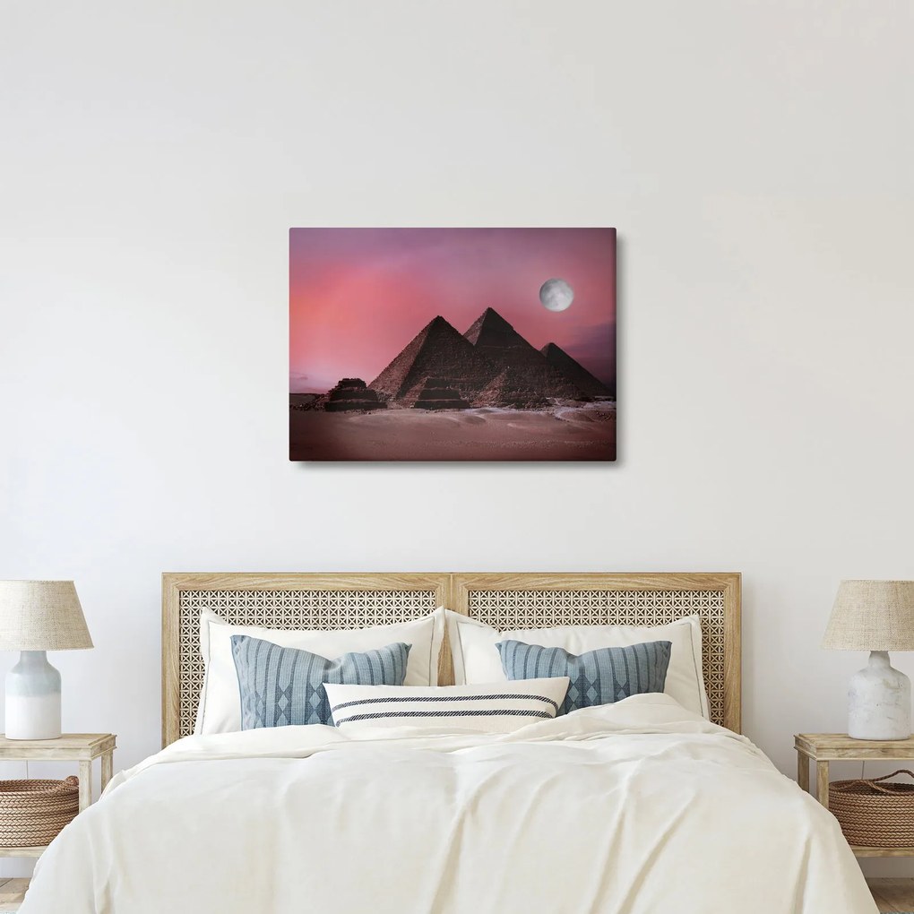 Obraz - Pyramídy Giza, Egypt (70x50 cm)