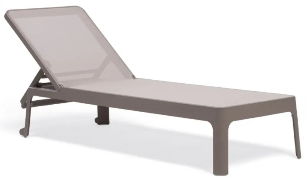 PLANO záhradné lehátko tortora/tortora