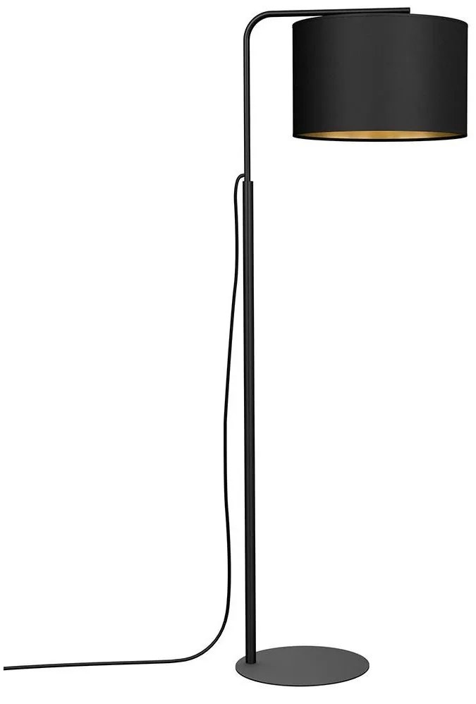 Luminex Stojacia lampa ARDEN 1xE27/60W/230V čierna/zlatá LU3499