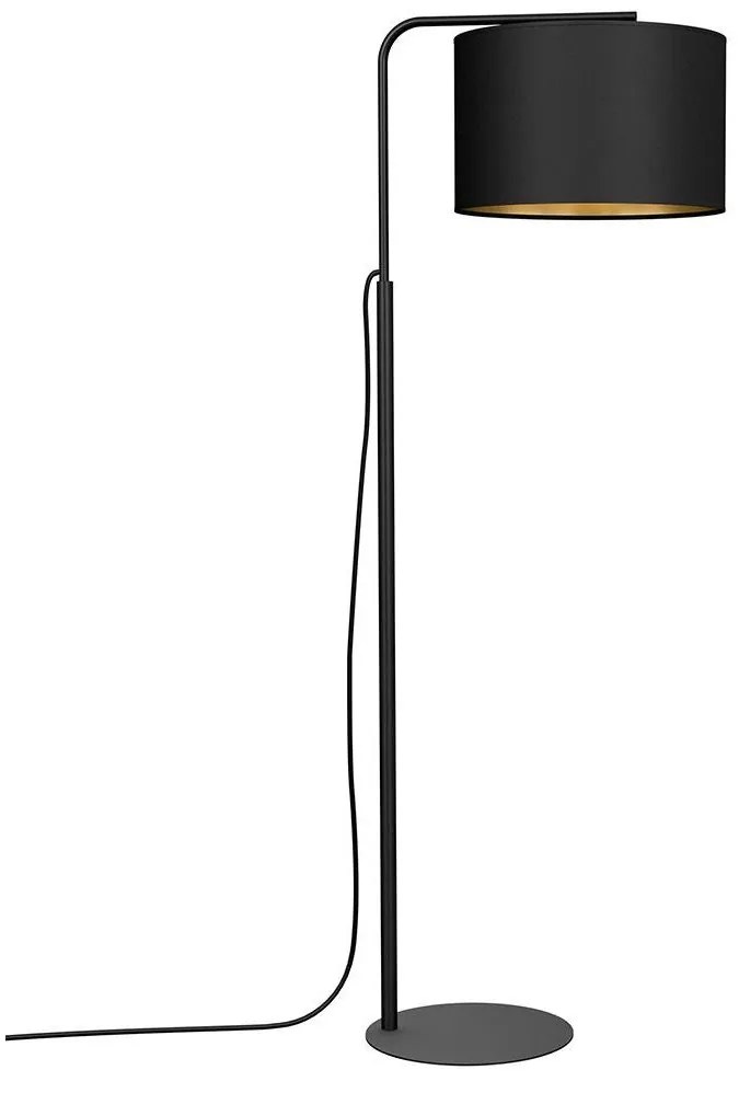 Stojacia lampa ARDEN 1xE27/60W/230V čierna/zlatá