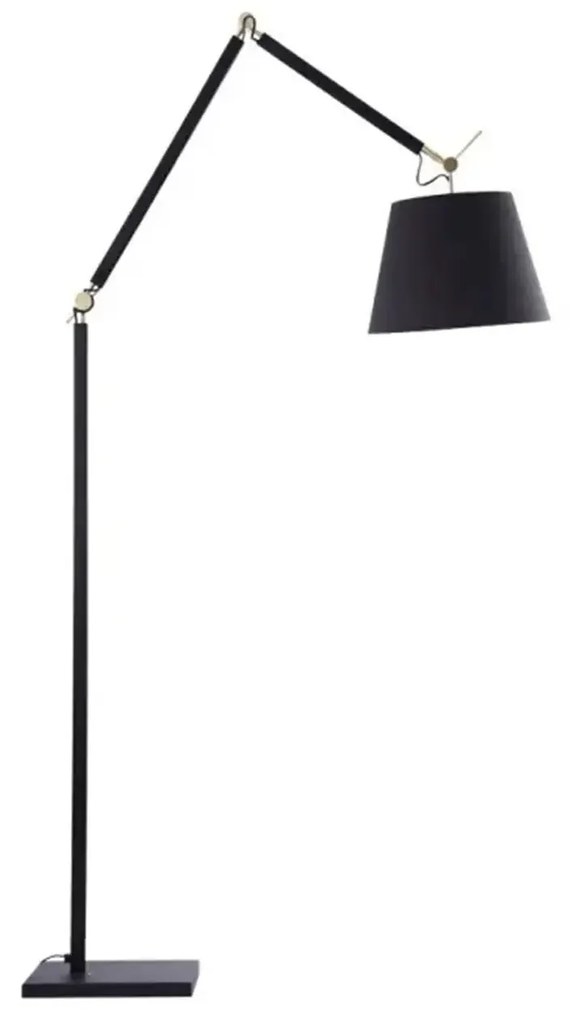 Dizajnová lampa Zyta čierne/zlaté