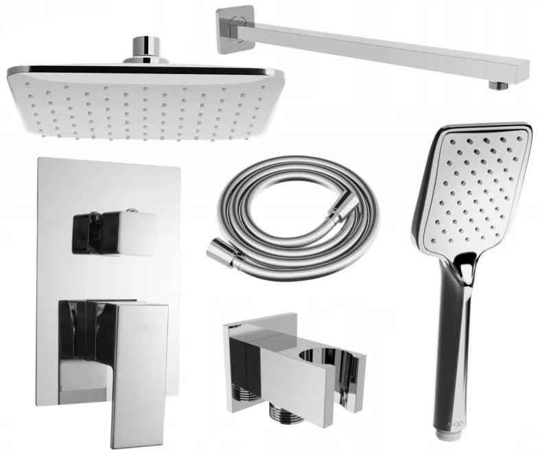 Mexen Uno, podomietkový sprchový set DR62, chrómová, 71435DR62-00