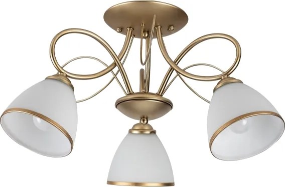 Brilagi - prisadený luster FRED 3xE27/60W/230V, priemer 59 cm, zlatý