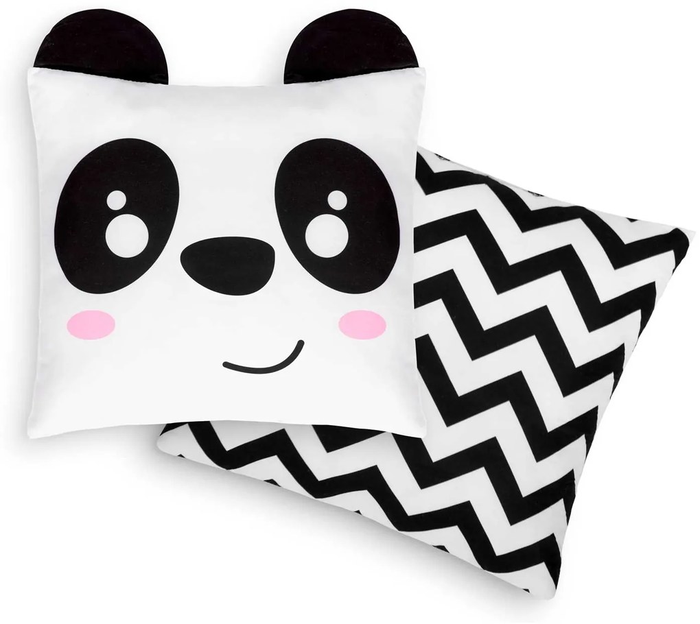 Detské típí s girlandou a svetielkami Nukido 740025 - panda