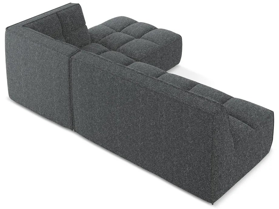 Tmavosivá modulárna rohová pohovka (variabilná) Kalai – Makamii