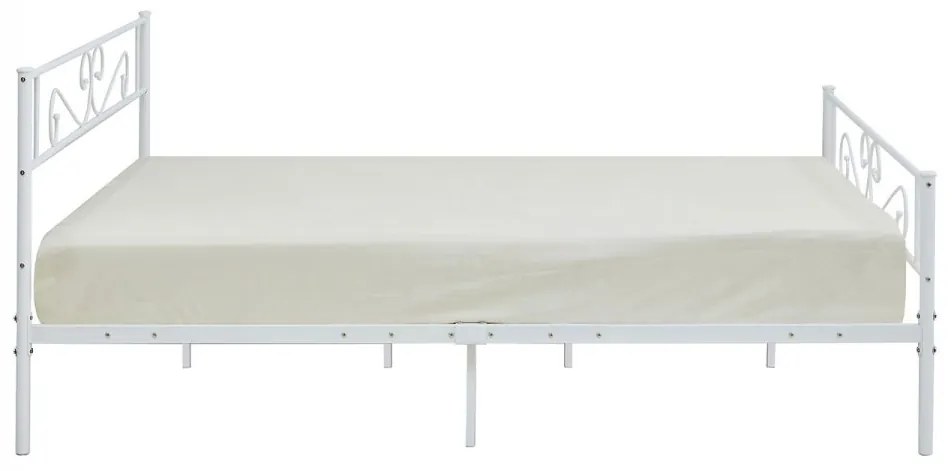 Kovová posteľ Bengrio 0601, Rozmer postele: 160x200, Farby:: čierna