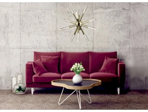 Klausen 149000 - LED Luster na lanku EIRENE 12xLED/5W/230V zlatá