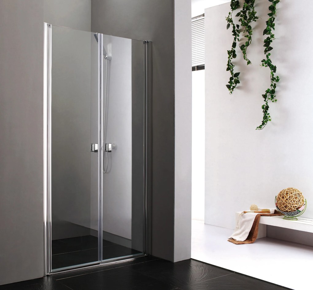 Aquatek Glass B2 90 sprchové dvere do niky dvojkrídlové 87 – 91 cm
