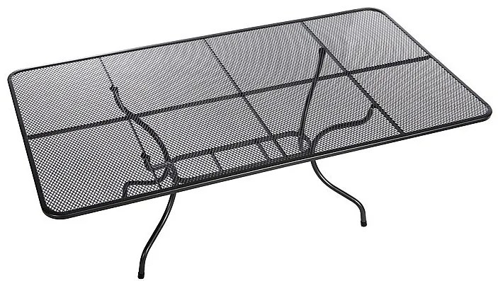 Deokork Záhradná kovová zostava SANDRA 1+6 stůl 160x95 cm (CT311)