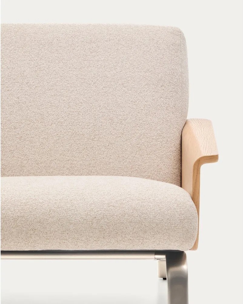 Béžové ženilkové kreslo Amsen – Kave Home