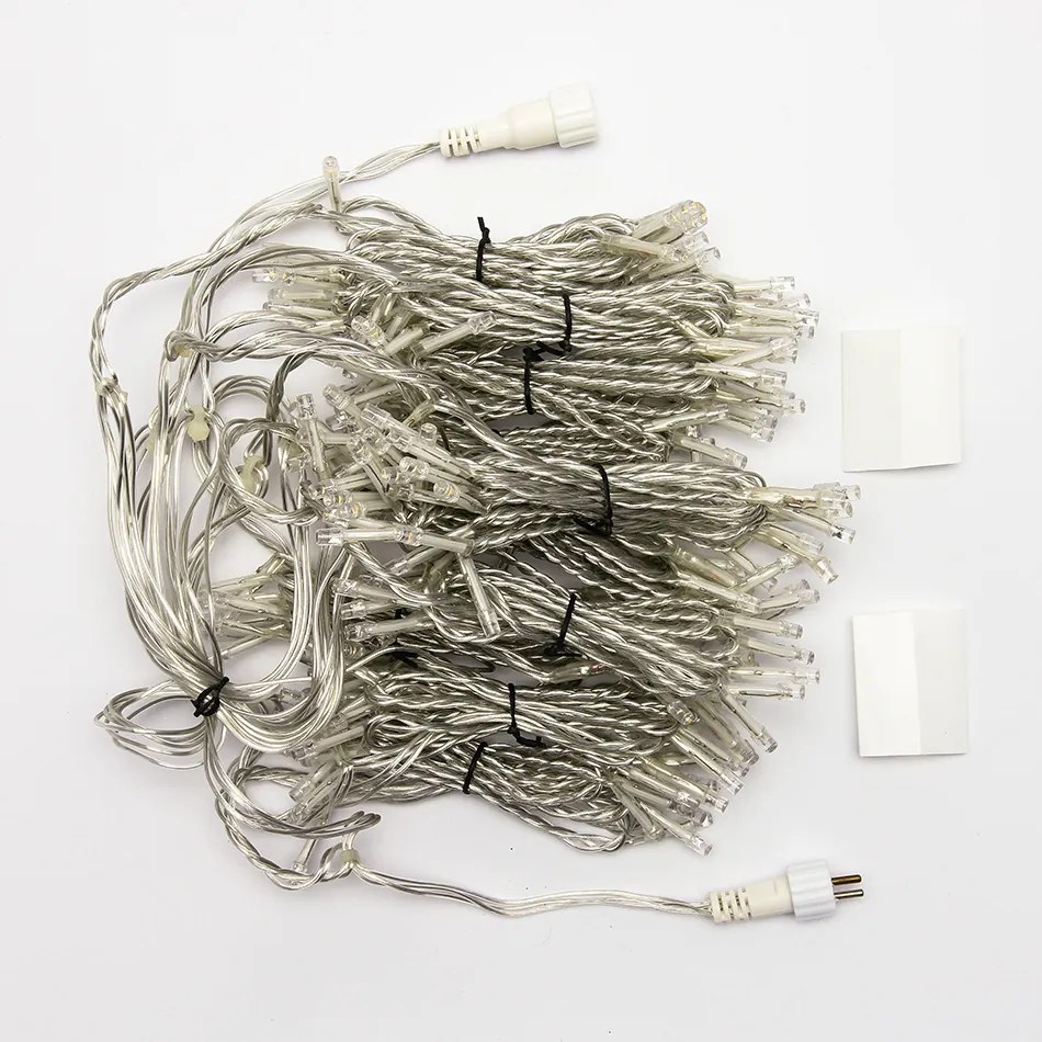 DECOLED LED světelná záclona HOBBY LINE, 2x2m, teple bílá, 200 diod, pouze do interiéru