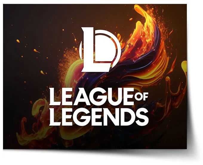 Sablio Plagát League of Legends Abstract - 60x40 cm