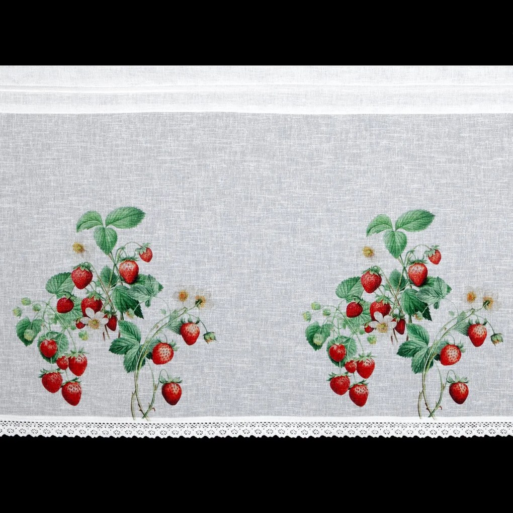 EUROFIRANY KRÁTKA ZÁCLONA NA PÁSKE KSENIA 150X60 CM VIACFAREBNÁ