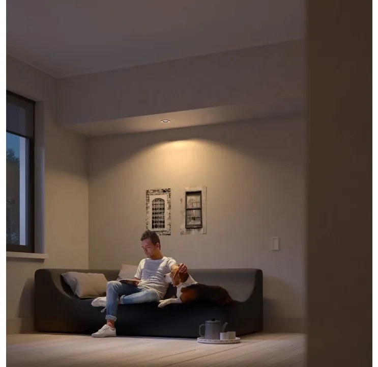 PHILIPS HUE Zápustné bodové LED inteligentné osvetlenie HUE MILLISKIN, 1x GU10, 5W, teplá biela-studená biela, o