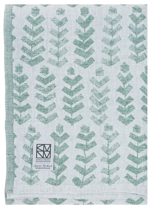 Ľanový uterák Ruusu, sivozelený, Rozmery 48x70 cm