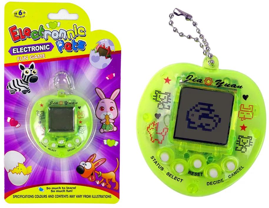 LEAN TOYS Elektronická hra Tamagotchi Pet - zelená