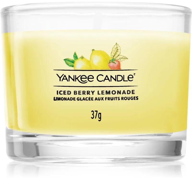Yankee Candle Iced Berry Lemonade votívna sviečka glass 37 g