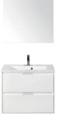 Kúpeľňová zostava Sanox Porto mramor zrkadlo 70 cm biela