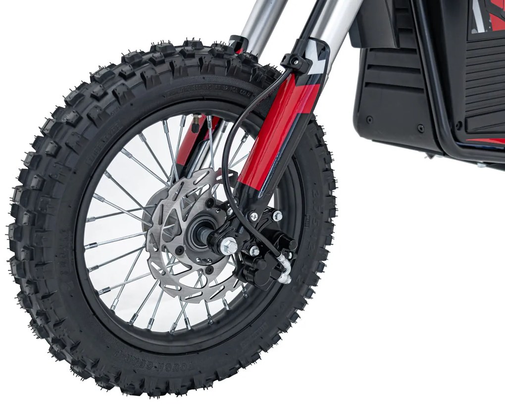 Elektrický detský PIT BIKE s batériovým motorom - červený