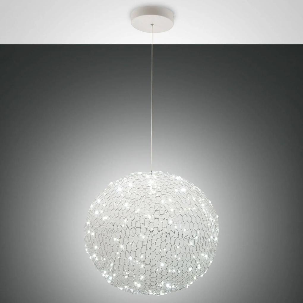 Závesné LED svietidlo Sumter, okrúhle, biela