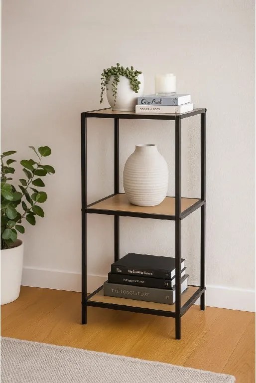 Noela Knižnica regál ARCANA 83x37 prírodná