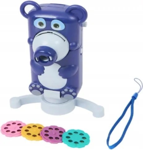 Detský projektor na kreslenie 3v1 tmavomodrý