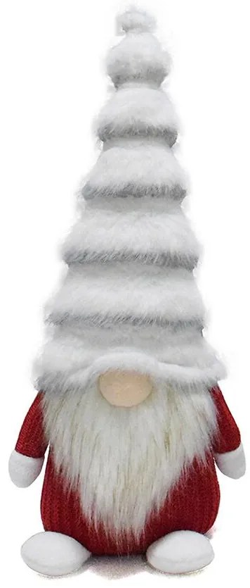 Škriatok 42 cm červeno/hnedo/krémový mix 103hy259210.211-16.5