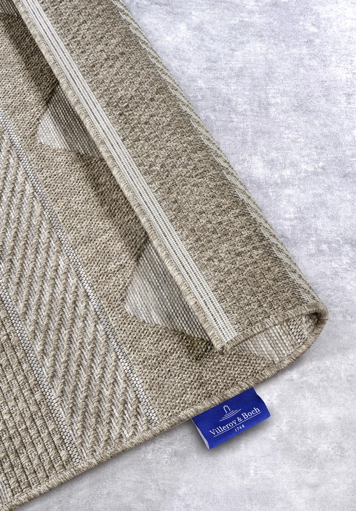 Kusový koberec Villeroy & Boch 106080 Brown – na von aj na doma, 190x290, hnedá, chodba / predsieň, Villeroy & Boch