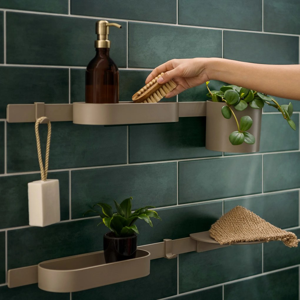 Hansgrohe WallStoris Planet Edition, nástenná tyč 700 mm, sand (recyklované), HAN-28911210