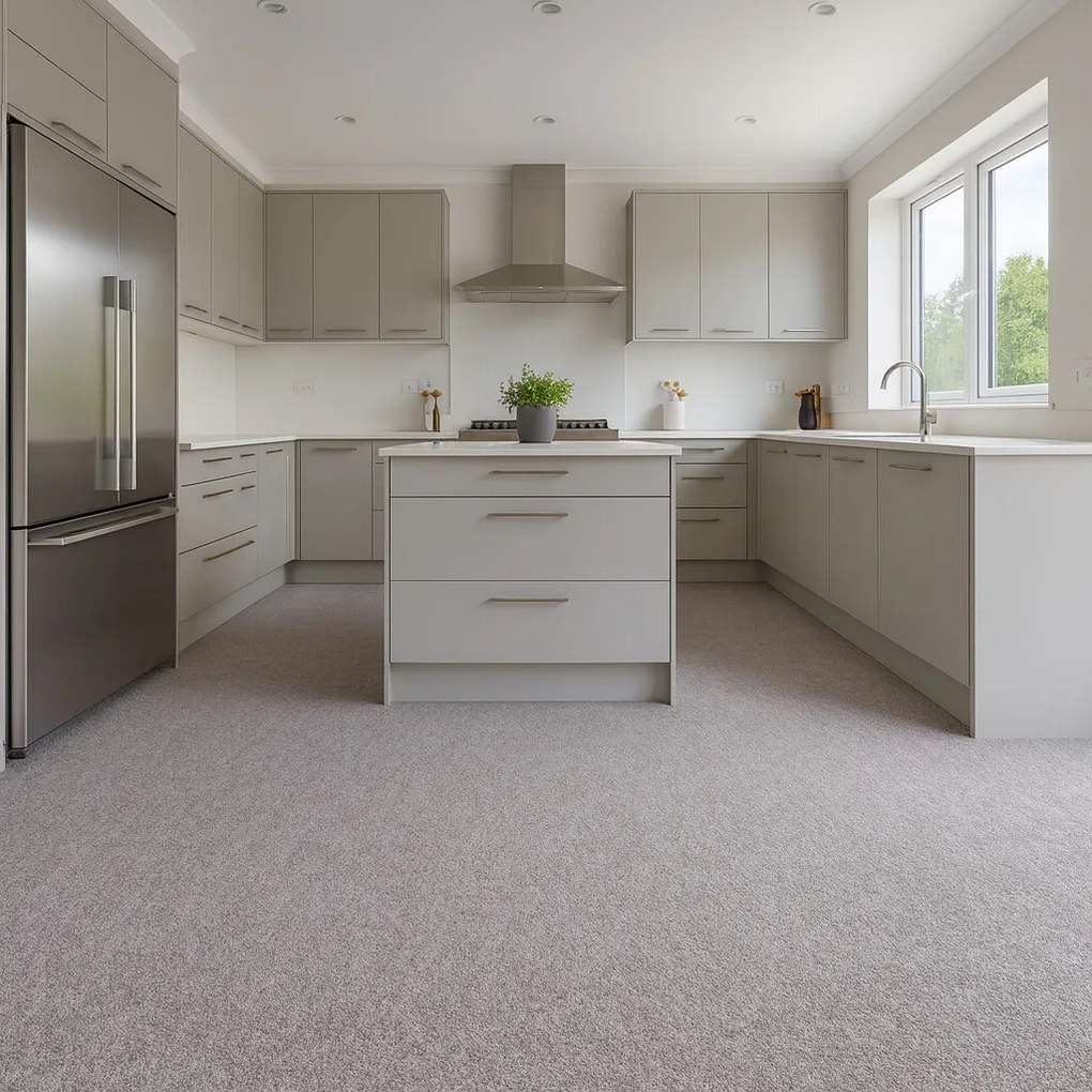 Metrážny koberec Classica 57, záťažový, na mieru, šíře 4m,5m, šedá, ab (mriežka), chodba / predsieň, Condor Carpets