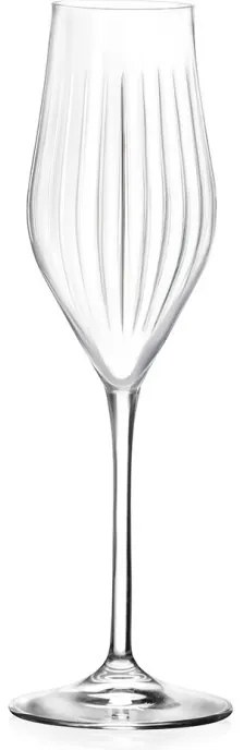 RCR TIMELESS POHÁR NA ŠAMPANSKÉ 230ML SADA 6KS