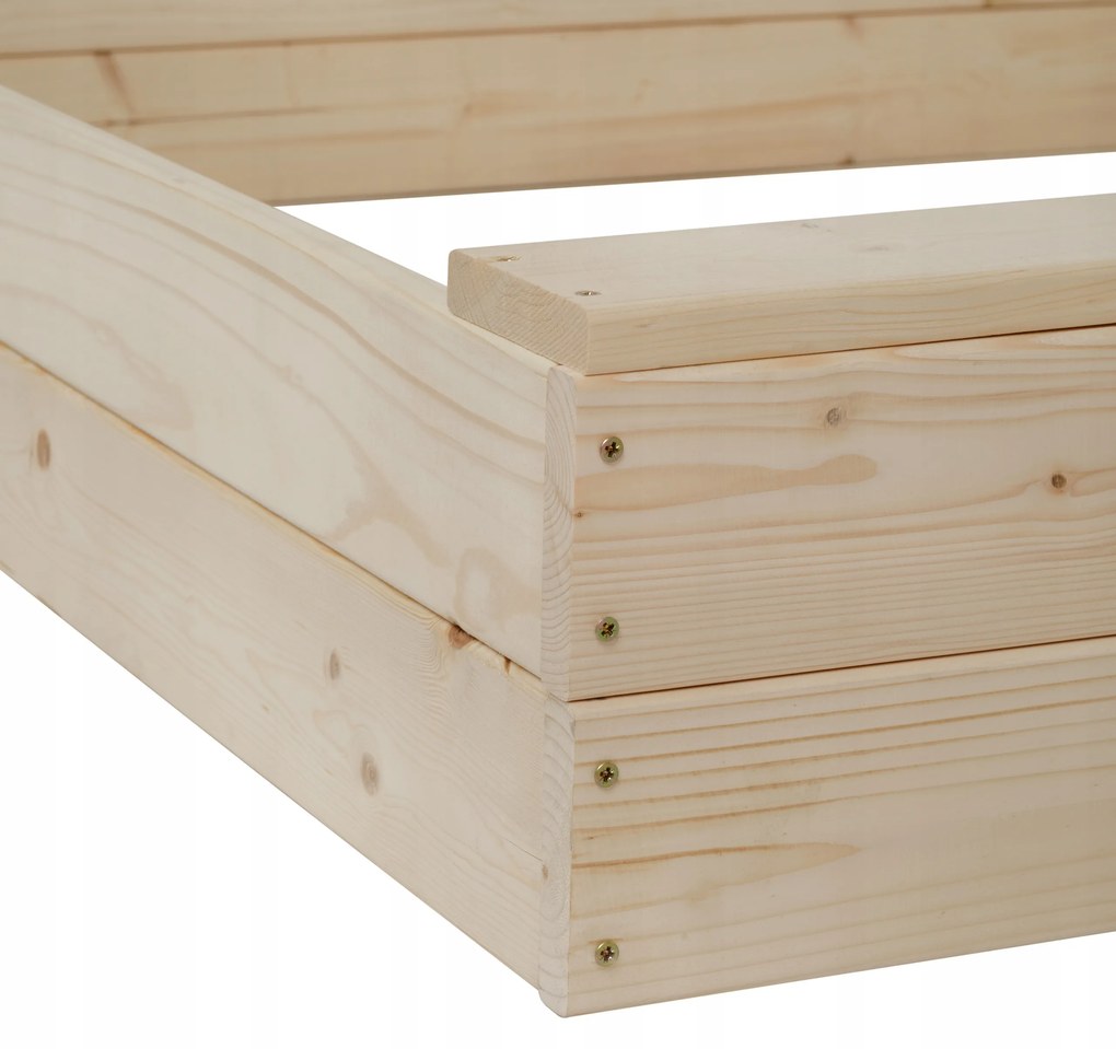 SandTropic Pieskovisko drevené 120x120