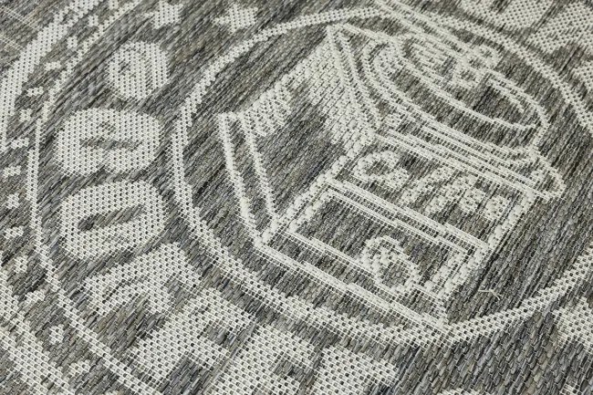 Koberec / Behúň FLEX 1907/P91 hnedý / sivý