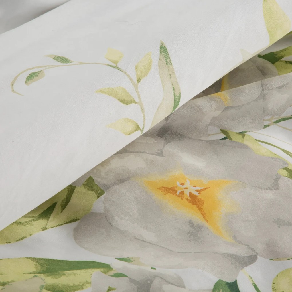 SATÉNOVÉ OBLIEČKY SPRING22 200X220 CM, 2KS 70X80 CM KVETY