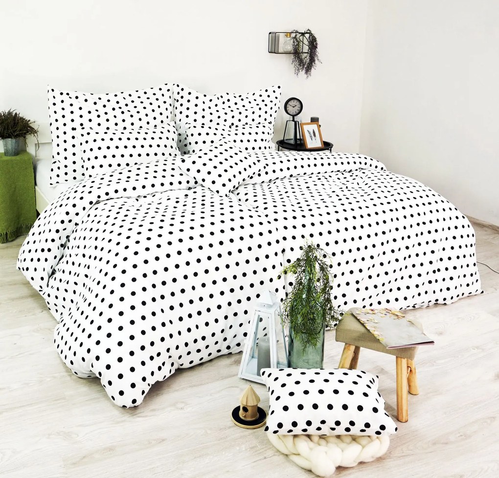Obliečky Rím čierne EMI: Štandardný set jednolôžko obsahuje 1x 140x200 + 1x 70x90