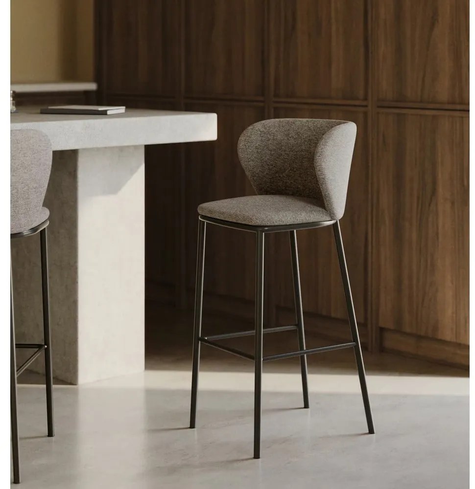 Svetlohnedá barová stolička 102 cm Ciselia – Kave Home